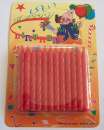 Red Twist Candles - 24 pack